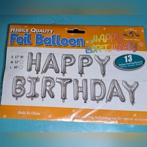Happy Birthday Foil Balloon